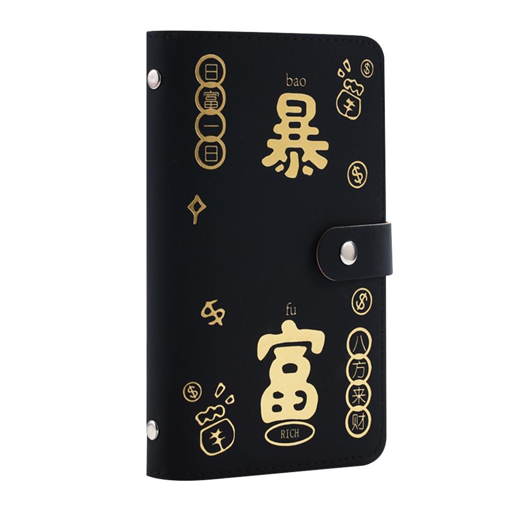 Get Rich Overnight Money Collection Book PU Savings Challenges Book Gift Savings Binder  Children
