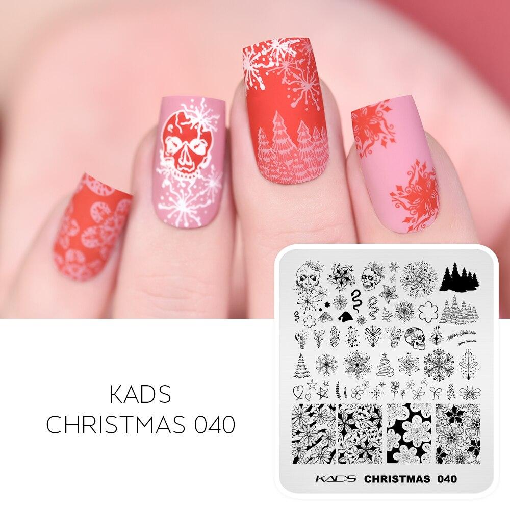 Christmas Halloween Nail Stamping Plates Snowflake Festival Pattern Nail Art Image Plates Stainless Steel Nail Art Plate Stencil