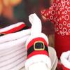 6pcs Adjustable Christmas Belt Buckle Napkin Ring Santa Clothes Napkin Ring  New Year