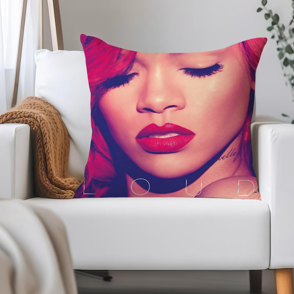 Famous Singer R-RIHANNA Pillow Case Applicable Space For Guest Rooms Interiors Cars Office House Decoration