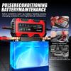 Full Intelligent Intelligent Pulse Repair Lead-Acid Battery Charger Car Motorcycle Battery 6V/12V 1.5A Multiple Protection Full Charge Self-stop