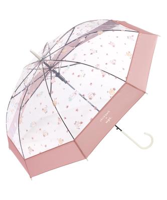 Chiikawa Cherry Blossom Viewing Pink Long Rain 61cm Flying Used Cherry Floral Cute Character Wpc. [Vinyl Umbrella] Umbrella, Umbrella, Ribs,
