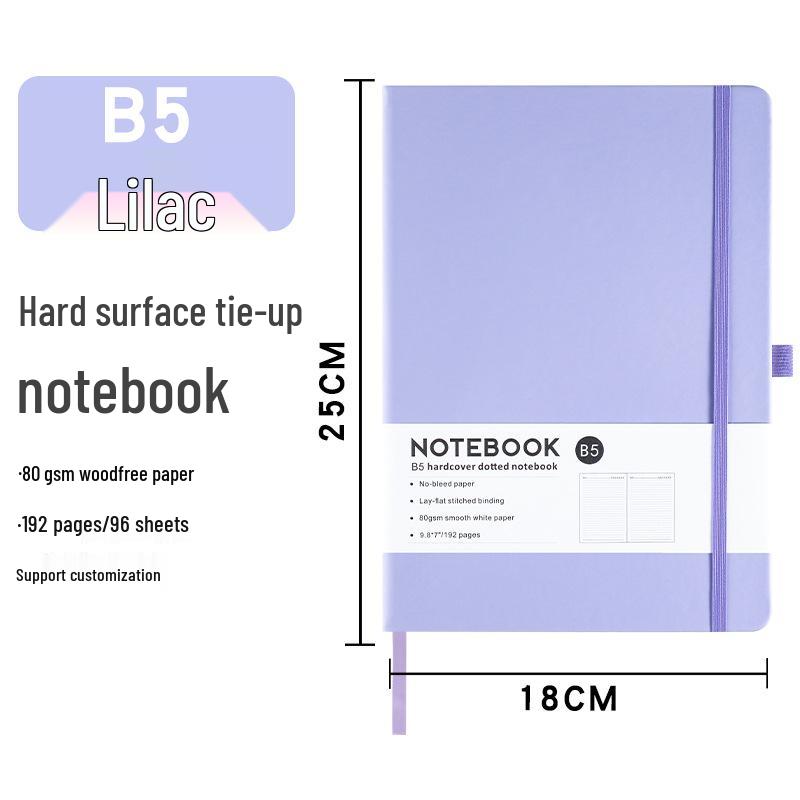 Creative A5 Business Notebook with Elastic Band - Thick & Simple Student Diary