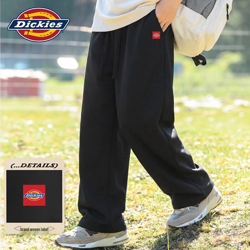 Dickies Men's Loose Fit Straight Leg Cotton Blend Casual Pants A