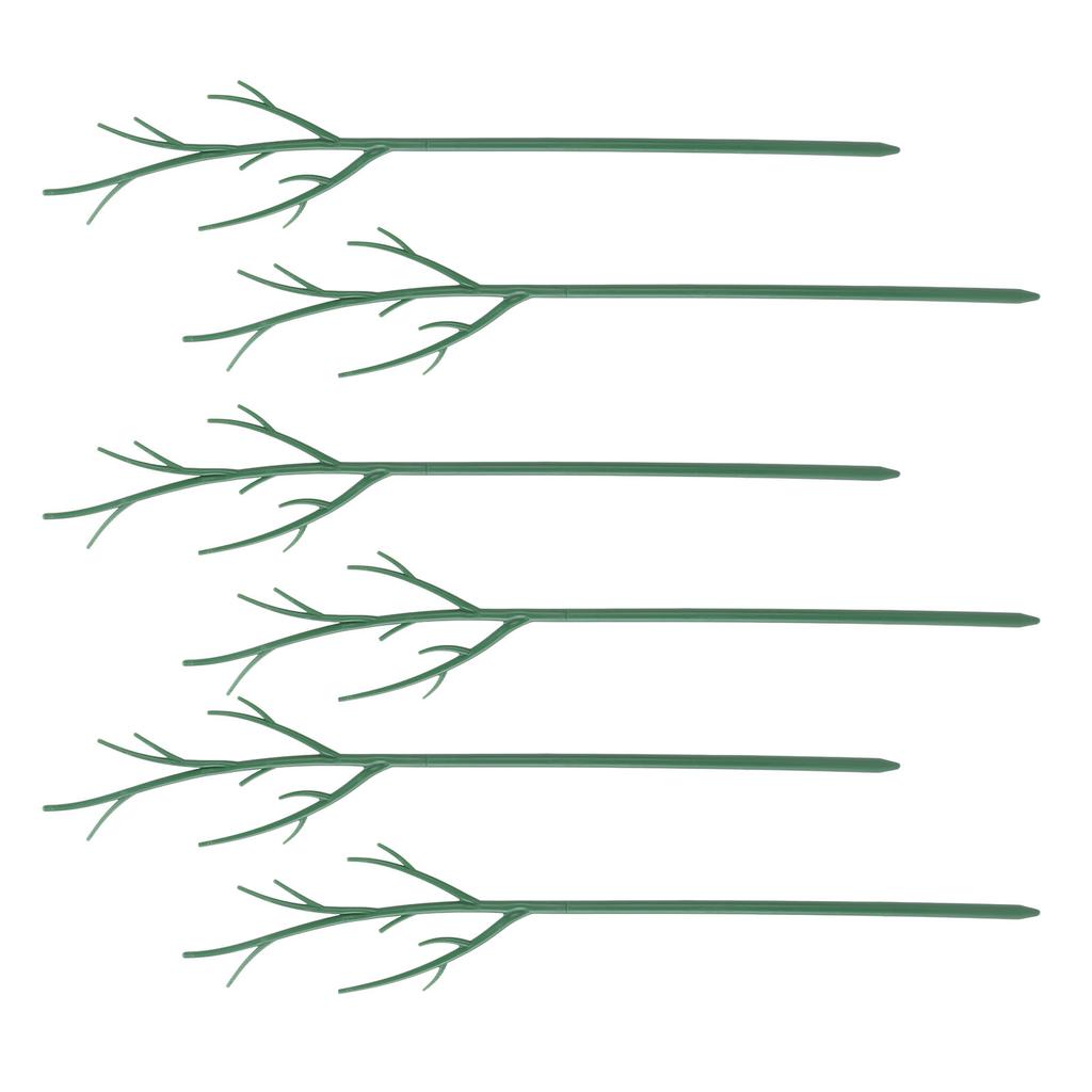 Plant Support Stakes Removable Garden Tree Branch Shape Green Plant Pole for Potted Plants and Flowers