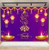 Happy Diwali Photography Backdrop Indian Diwali Tradition Deepavali Candle Marigold Wedding Birthday Background Photo Studio