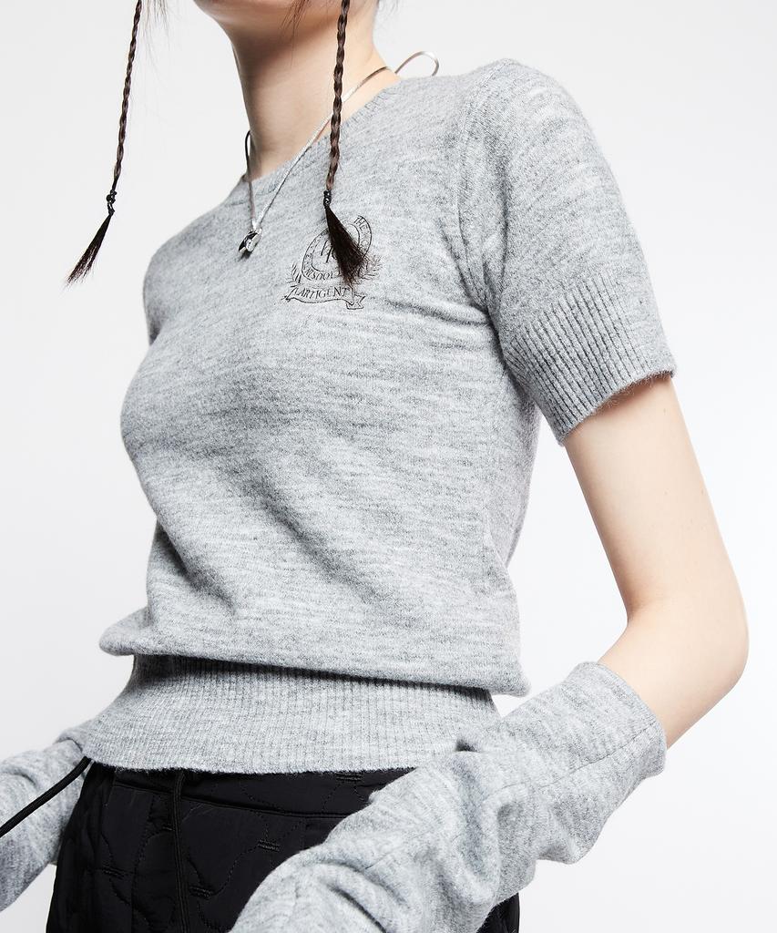 LARTIGENT L7 Sleeved Knit Warmer Set(Gray)