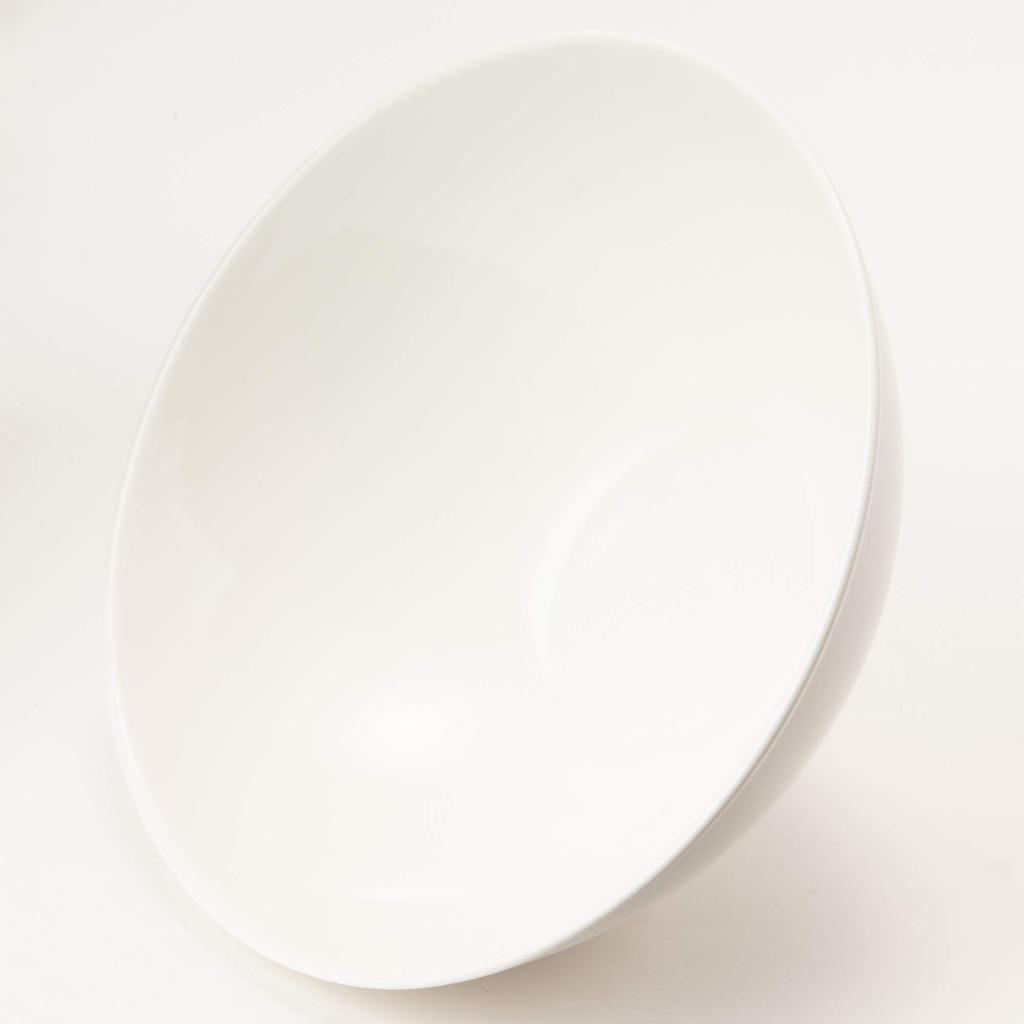 TAMAKI Fortemore Bowl, White, 19.6cm Diameter X 7.7cm Height, 1120ml Capacity, Microwave, Dishwasher, and Oven Safe, Lightweight Reinforced