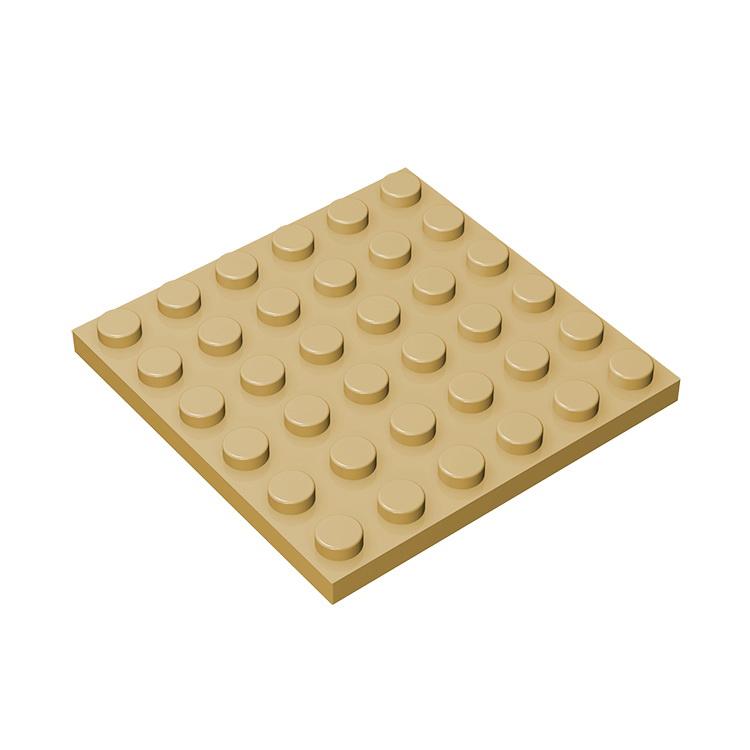 Rainbow Pig MOC Parts 3958 Plate 6x6 Compatible Hihg-Tech Bricks DIY Assmble Building Blocks Particle Kid Puzzle Brain Toys Gift