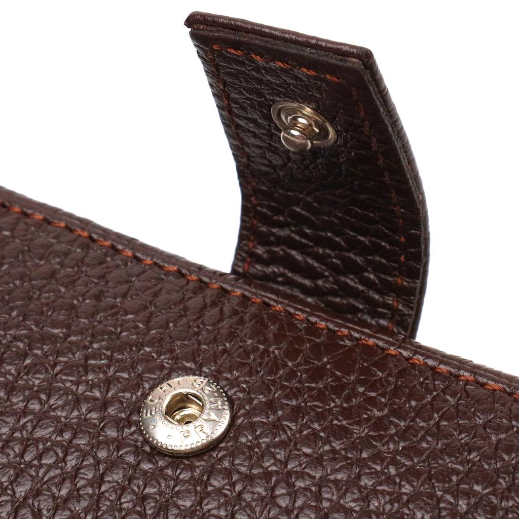 Bequeme mittelgroße vertikale Herrenbrieftasche aus echtem Leder Flotar CANPELLINI 21737 Braun