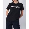 T-Shirt Femme - CHAMPION - Modèle Legacy - Manches courtes - Couleur Noir - Automne-Hiver 2024