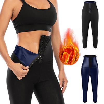 Pantalones de Yoga de Cintura Alta y Control de Abdomen para Mujer Europea y Americana: Leggings de Fitness Moldeadoras de Cuerpo y Levanta Caderas con Botón Ajustable