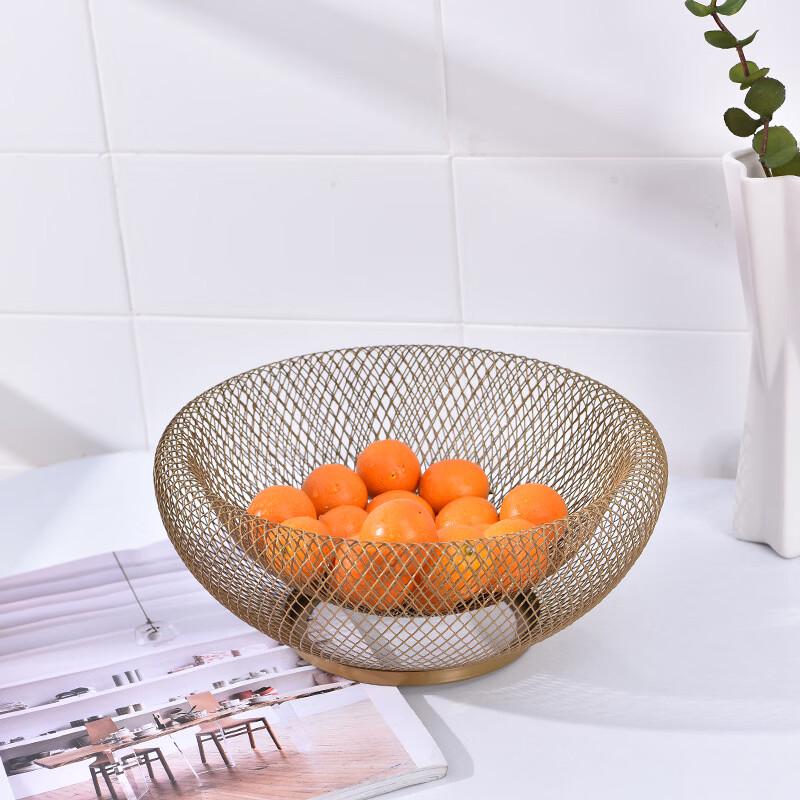 Nordic Style Double-Layer Iron Fruit Basket
