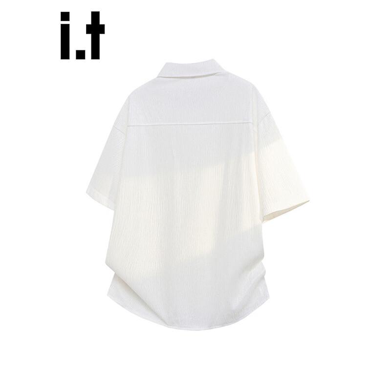 Men's New Chinese Style Textured Short-Sleeve Shirt