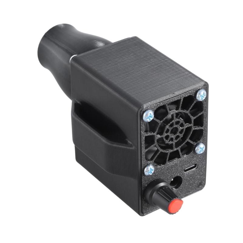 High Speed 16000RPM Barbecue Fan With Type C 5V3A & DC5.5x2.1mm12V2A Input Use for Outdoor Cooking Charcoal Grill