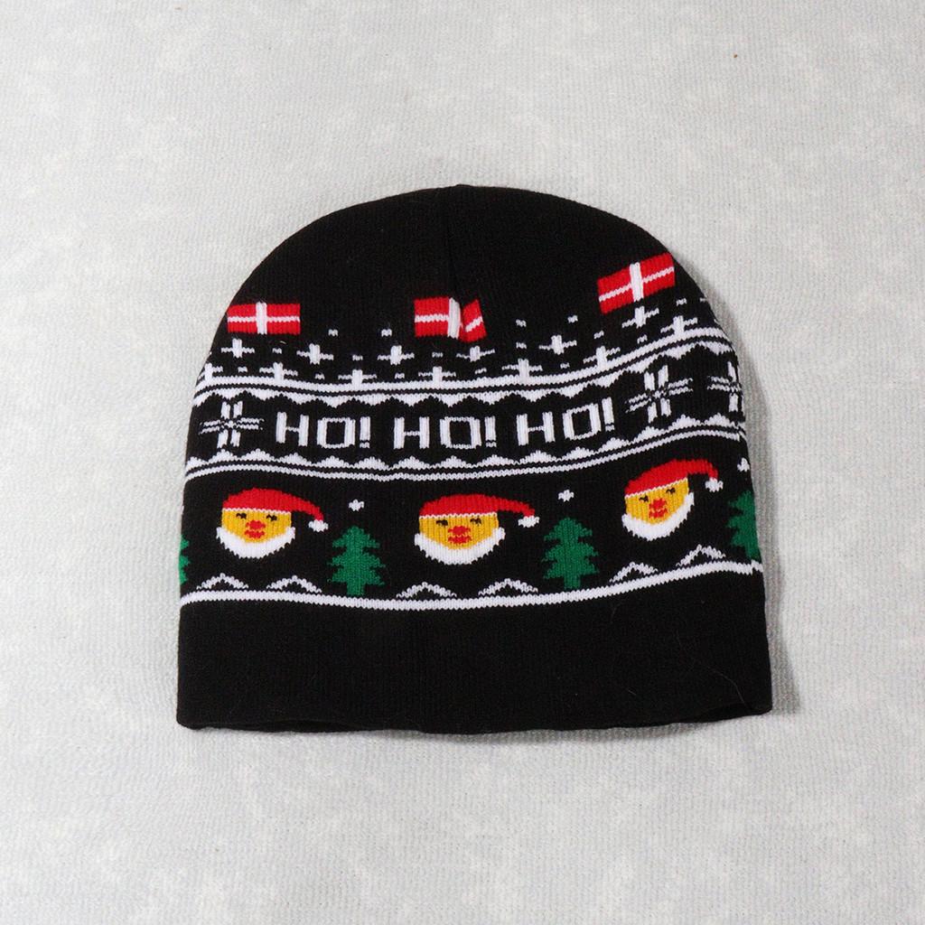 Nitted Hats Warm Christmas Hat Cute High Elastic Cap Soft Warm Cap Leisure Xmas