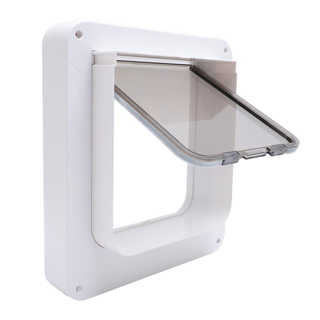 Microchip Cat Door Automatic Unlocking Weatherproof 210mAh Battery Controllable Entry Exit Pet Door