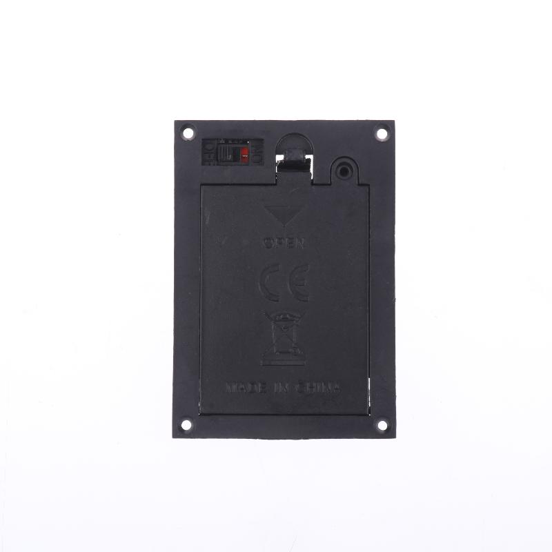 (YY)1Pc/3Pcs 2026 New Batteries Shell Plastic 2x3x AAA Rectangular Embedded Battery Holder Storage Box Case With Switch Cover