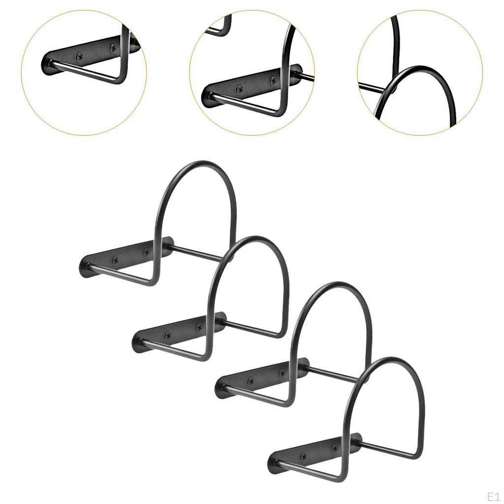 4x Cowboy Hat Rack Holder Wall Mounted Stand for Display Hanger Storage