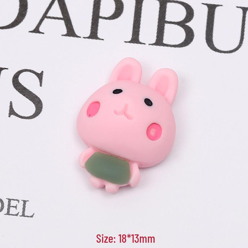 Cartoon Animal Resin Accents: Frog & Bear for Phone Cases, Hair Clips, Cups, Boxes