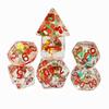 7Pcs Polyhedral Acrylic Dice Set Adorable Duck Print D4 D6 D8 D10 D12 D20 for Tabletop Role Playing Games