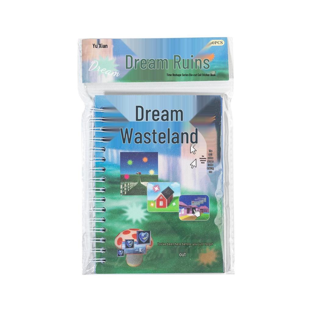 Dreamcore Style Journal & Phone Case Sticker Book for Language, Leisure & Collage Creations