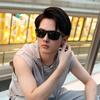 [FEISEDY] Sports Sunglasses for Men, Polarized, Large, Popular, Wellington Frame, 100% UV Protection, Fishing, Driving, Sunglasses, Mirror Lens B2234