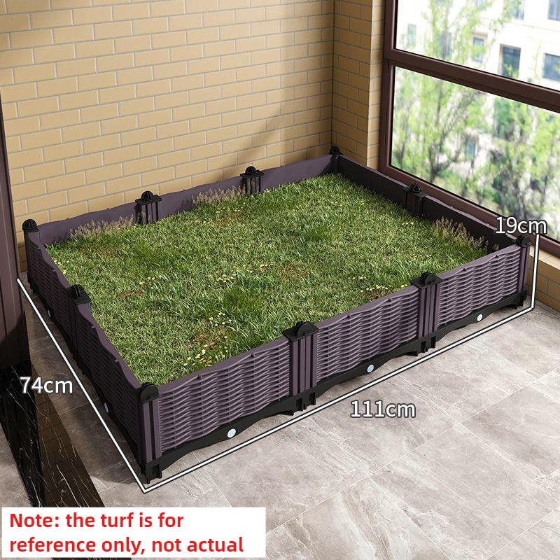 

Large Dog Toilet Indoor Big Dog Toilets Planting Lawns Simulate Outdoor Pet Dogs Cat Fence Kitten Puppy Cats Pets Diaper Mat