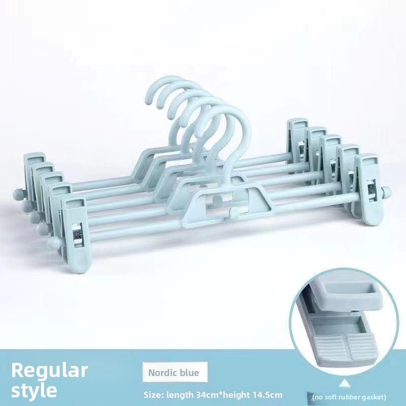 Haushalt Rutschfester Hosenständer Kleiderbügel Hosenaufbewahrung Jk Hängende Kleidung Edelstahl Rockklammer Trocknen Hosenklammer