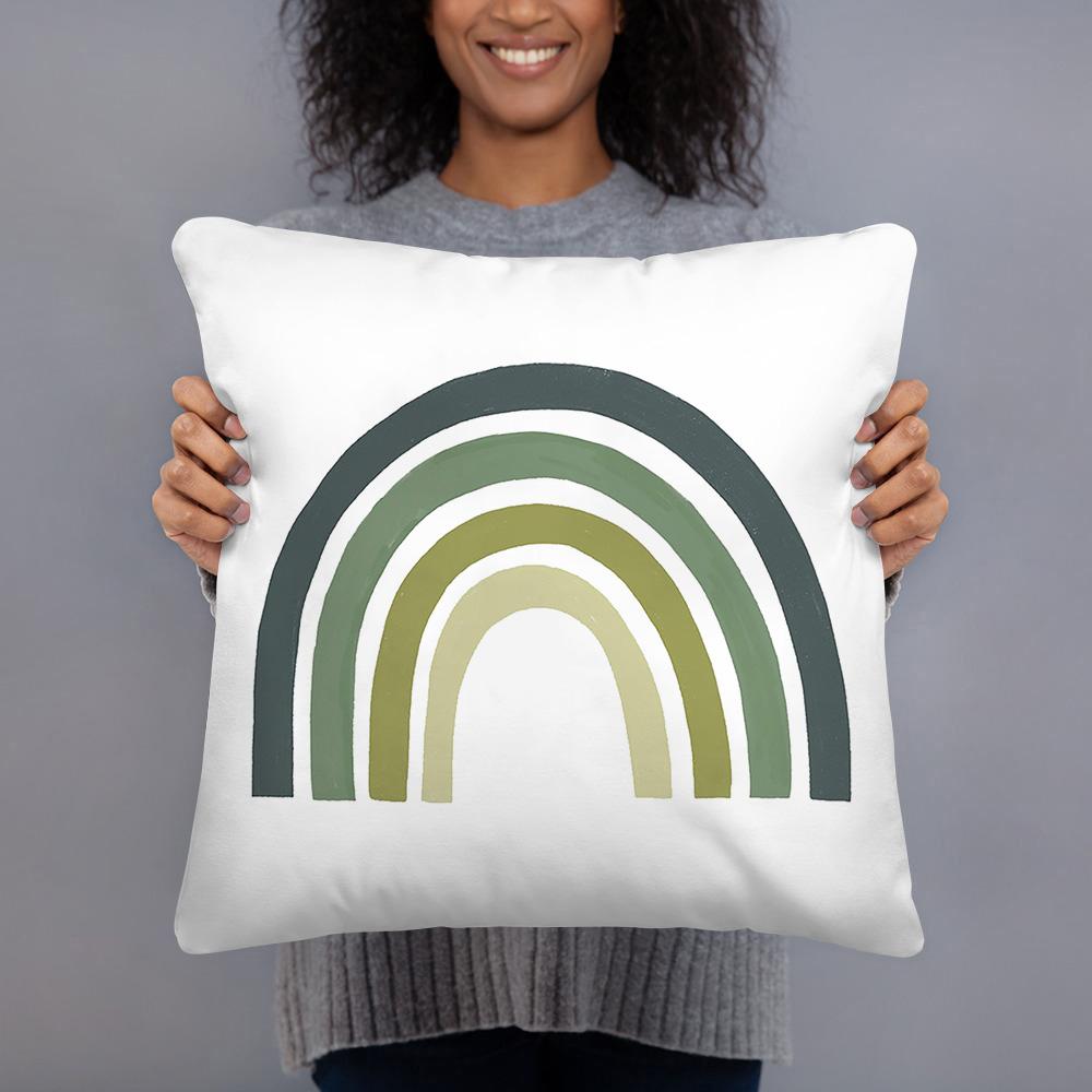 Rainbow Print Throw Pillow Cases Cushion Cover Sofa Home Decor Car Pillowcase Bedroom Children Room Decorative Backrest Cover