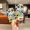 Double-Layer Disney Mickey Phone Case, Protective Cover Compatible with iPhone 7/8/11/12/13/14/15/16/17 Pro Max Plus