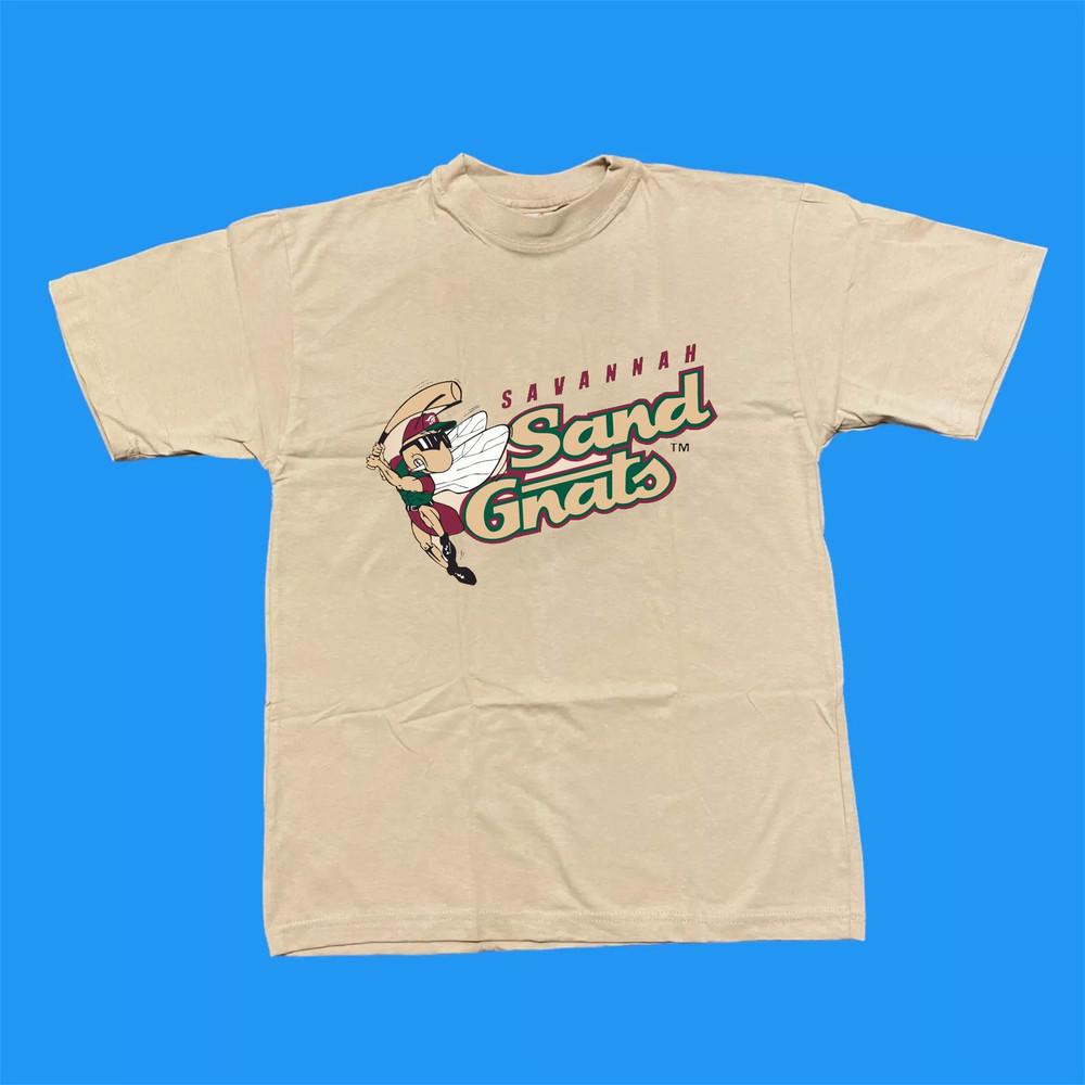 Savannah Sand Gnats Team Basic Logo On Sand T Shirt Full Size S-5XL Unisex T-Shirt XXXXL