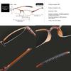 Retro Style Oval Small Frame Reading Glasses Ultralight Clear Lens Presbyopic Glasses Eyewear Frame Unisex For Elder Gifts