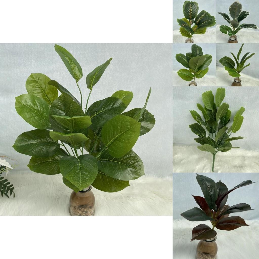 Faux Green Tree With 26 Leaves For House Decor And Photography Scene Creation