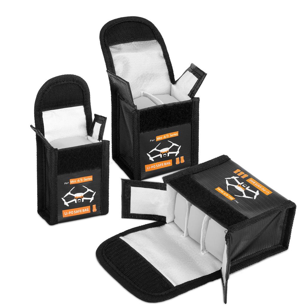 Sunnylife Mini Bezpečnostní vak odolný proti výbuchu a zpomalující hoření pro lithiové baterie 4/3 Pro a Mini 3