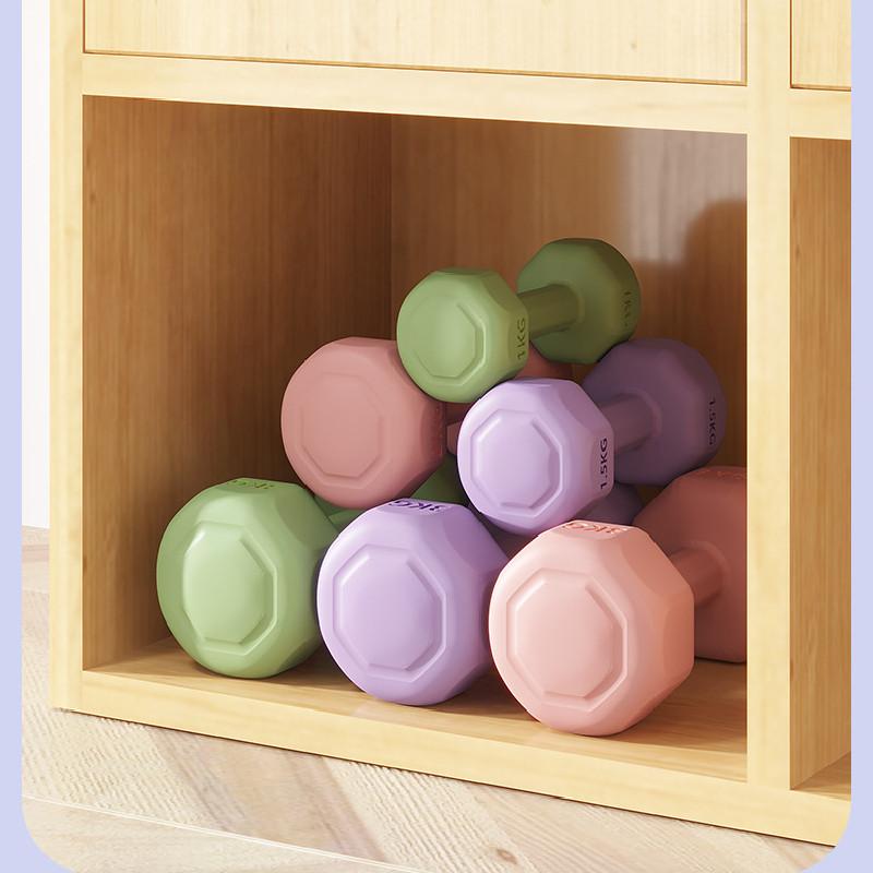 Greutăți hexagonale sigure și ușoare pentru femei și copii, ideale pentru antrenamentul de forță