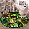 1pc Ben10 Print Round Carpet Chair Round Carpet Suitable for Bedroom Living Room Home Decorative Carpet