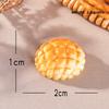 Simulated Food Cream Bread Croissants And Pineapple Buns Resin Ornament For Gift