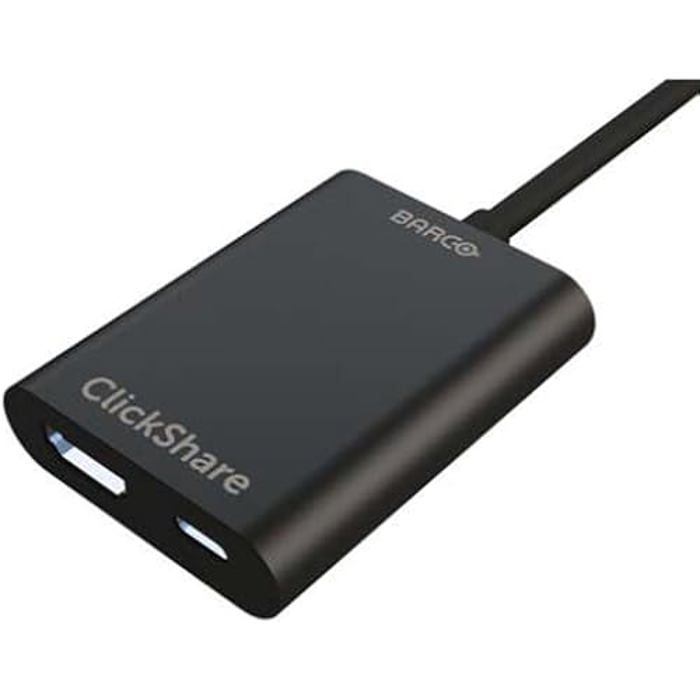 Kit Convertisseur HDMI Vers USB-C - BARCO - ClickShare - Installation Rapide - Compatible Avec ClickShare - Noir