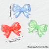 30Pcs Multicolor Transparent Acrylic Bowknot Beads For DIY Bracelet Earring Keychain Daliy Jewelry Supplies