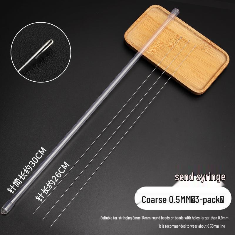 Side Opening Stainless Steel Beading Needle for Stringing Crystals and Pearls