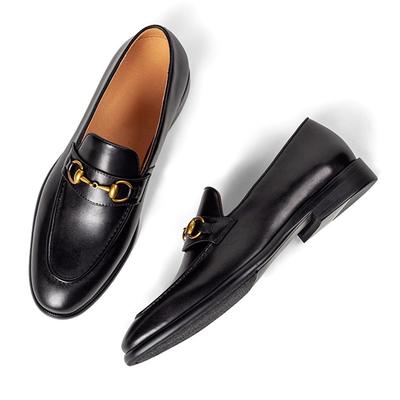 Scarpe Casual da Uomo di Marca di Alta Qualità in Vera Pelle Classiche Marroni Scarpe Formale da Lavoro da Uomo Mocassini Comodi con Suola Morbida