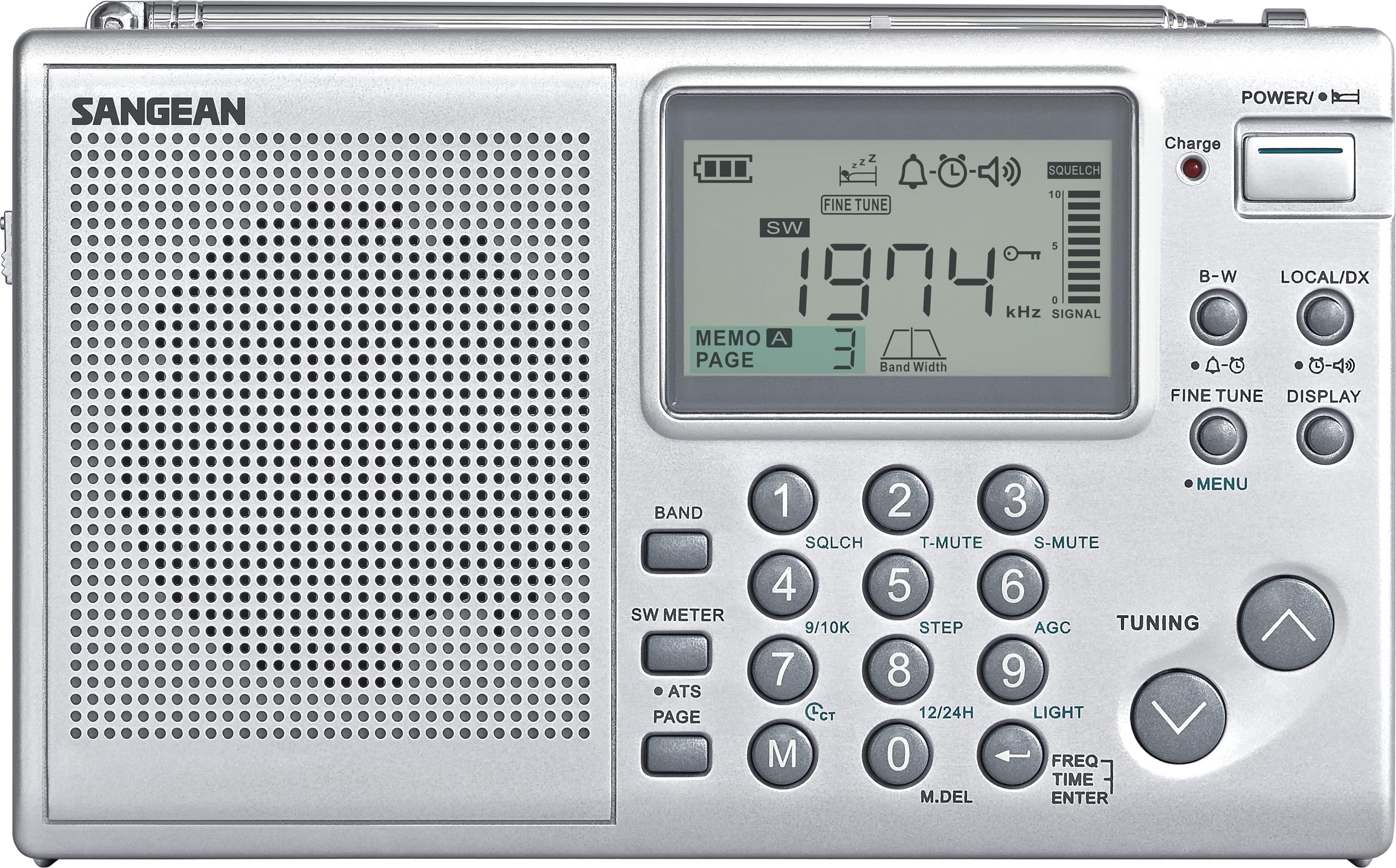 

Sangean shortwave squelch alarm function ATS-405J AM/FM/SW multi-band radio, radio, control, auto-tuning system,