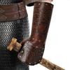 Viking Knight Arm Gauntlets Bracer Vintage Faux Leather Gauntlets Wristband Medieval Leather Bracers Arm Armors