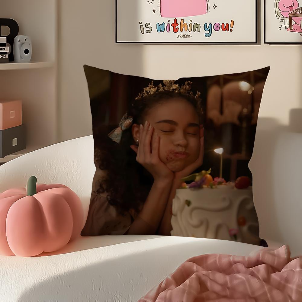 Romantic Tragic Film IInterview with the Vampire Cushion Cover Pillowcase Short Plush Invisible Zipper Room Sofa Cushion Cover