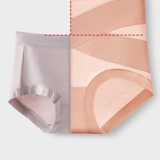 Leakproof Tummy Control Panties Breathable High-Waisted Women Underwear Seamless Comfort Body Shaper