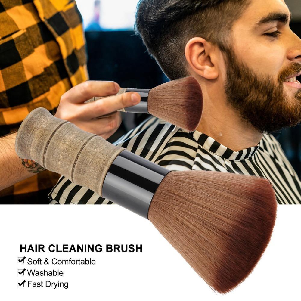 Wooden Handle Neck Duster Brush Professional Hair Cutting Brush Hair Salon Brush Salon Use
