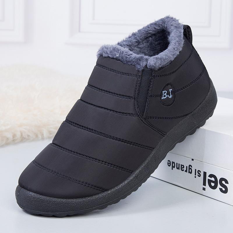 Low-top couple cotton shoes waterproof and warm snow boots