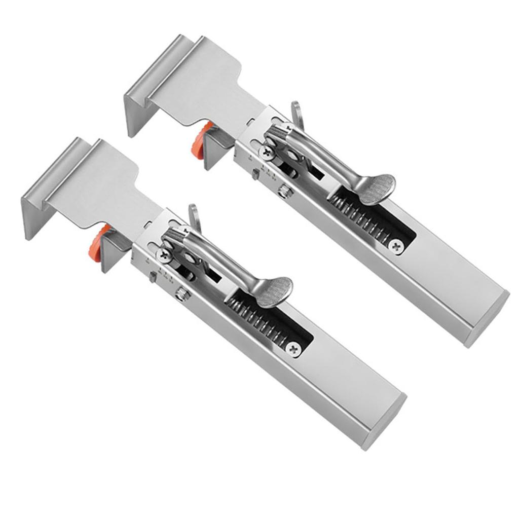 Adjustable Drawer Fixing Clamp Stainless Steel Stable Strong Grip Drawer Clip for Cabinet Desk Furni