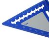 Triangle Ruler Aluminum Drafting Triangle Square Ruler 45/90 Degree Right Angled Woodworking Math Geometry Tool